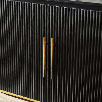 Holton Oak Media Console And Sideboard Set