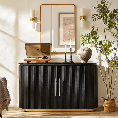 Holton Oak Media Console And Sideboard Set