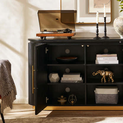 Holton Oak Media Console And Sideboard Set