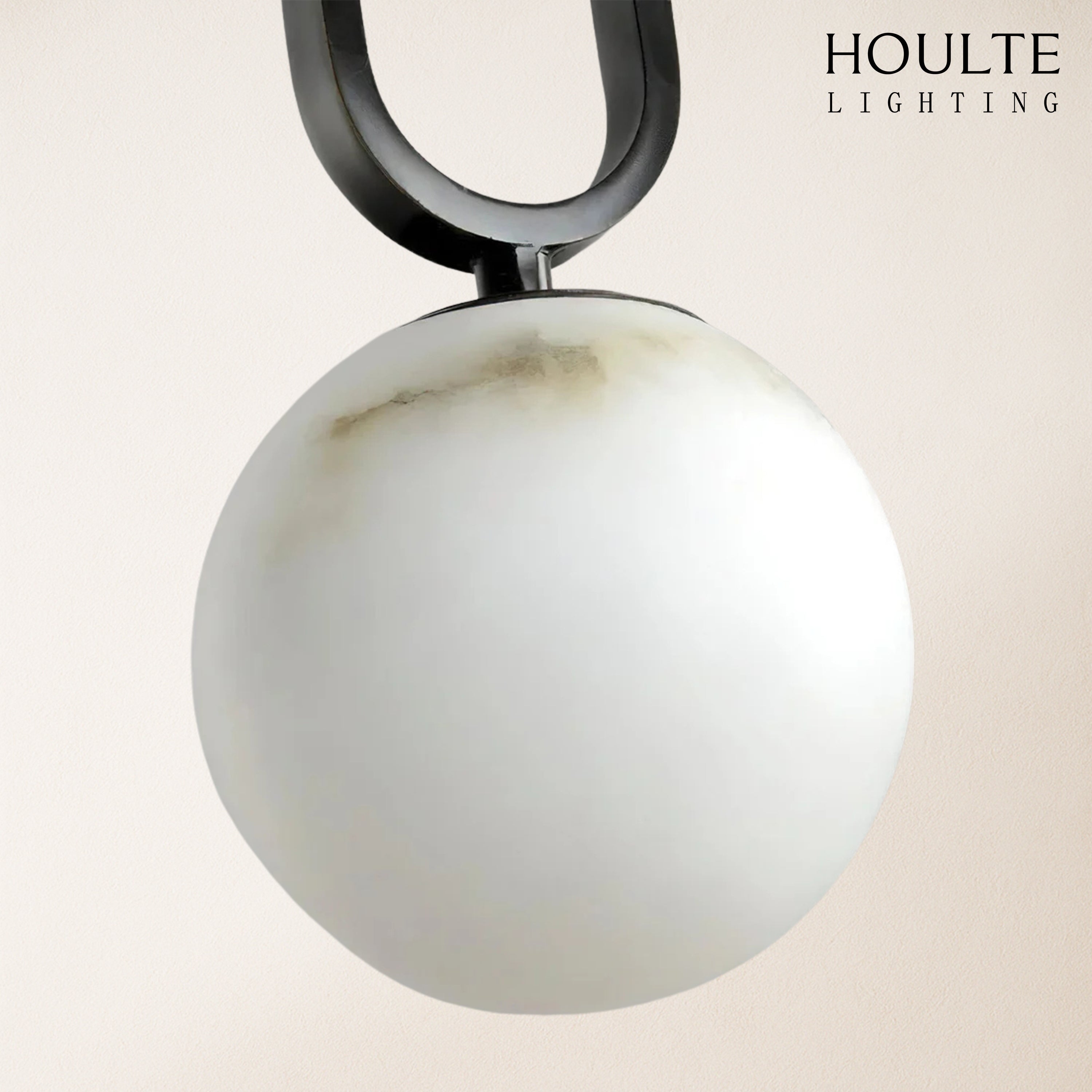 Dadaly Alabaster Small Art Ball Pendant
