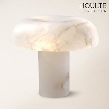Dadaly Modern Alabaster Mushroom Table Lamp 9.8"H