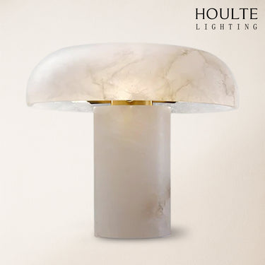 Dadaly Modern Alabaster Mushroom Table Lamp 9.8"H