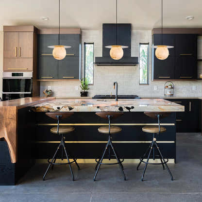 Dadaly Garfield Spanish Alabaster Small Art Bedside Pendant 16"D