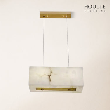 Dave Alabaster Cuboid Dining Room Chandelier 17.7"L