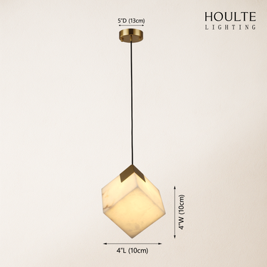 Dave Alabaster Pendant Light 4"L