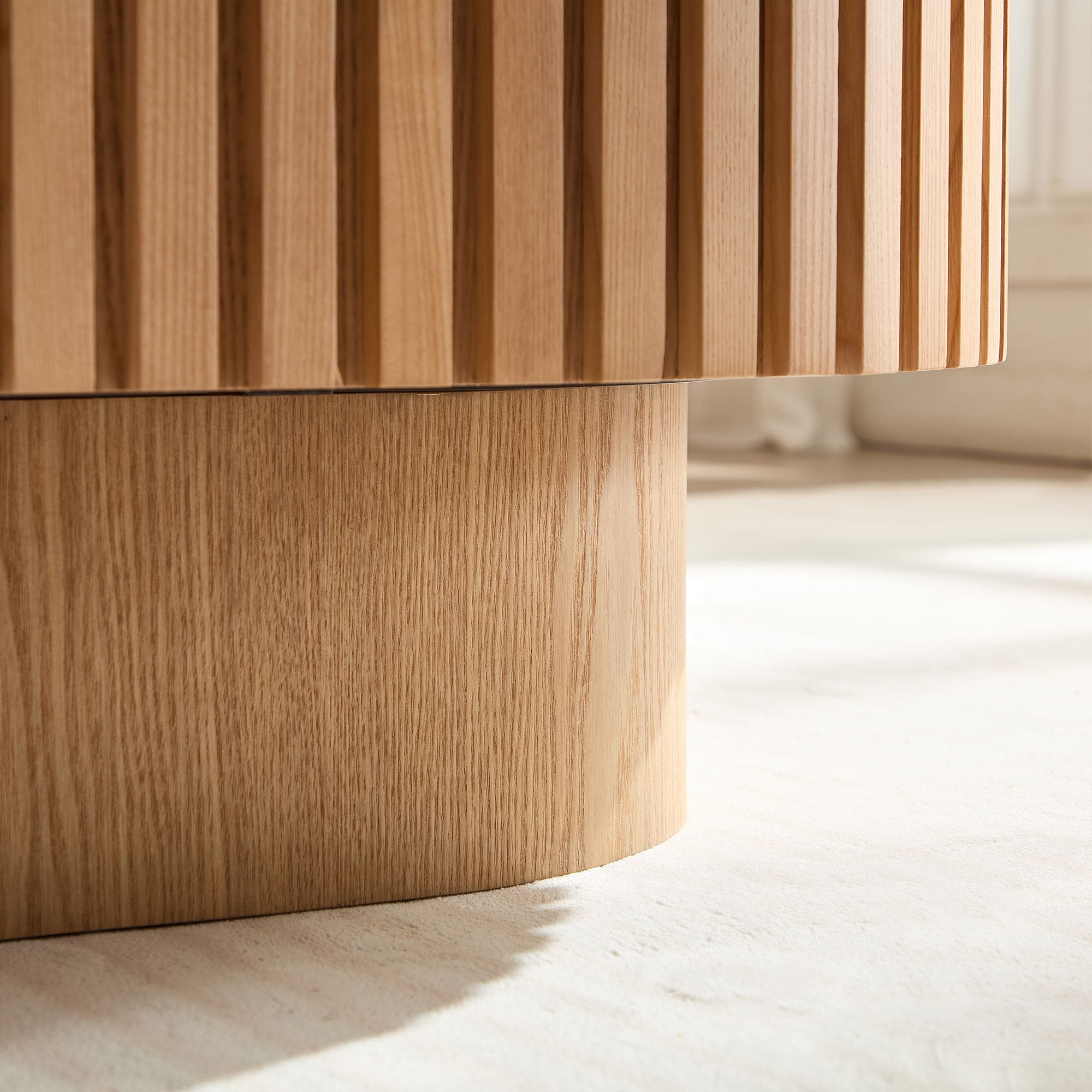 Drum Round Coffee Table 43.7"