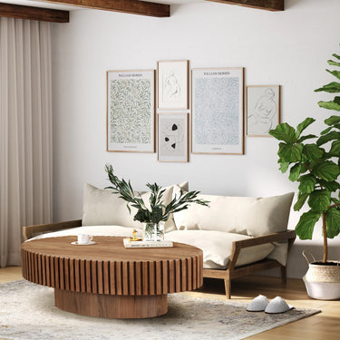Drum Round Coffee Table 43.7"