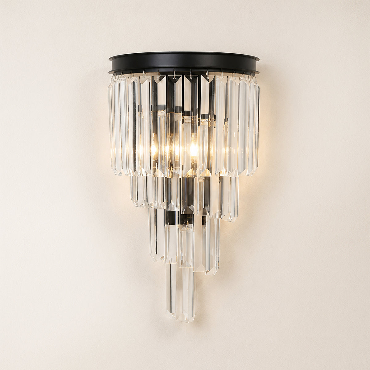 Oryana Crystal Icicle Wall Sconce 9.8"