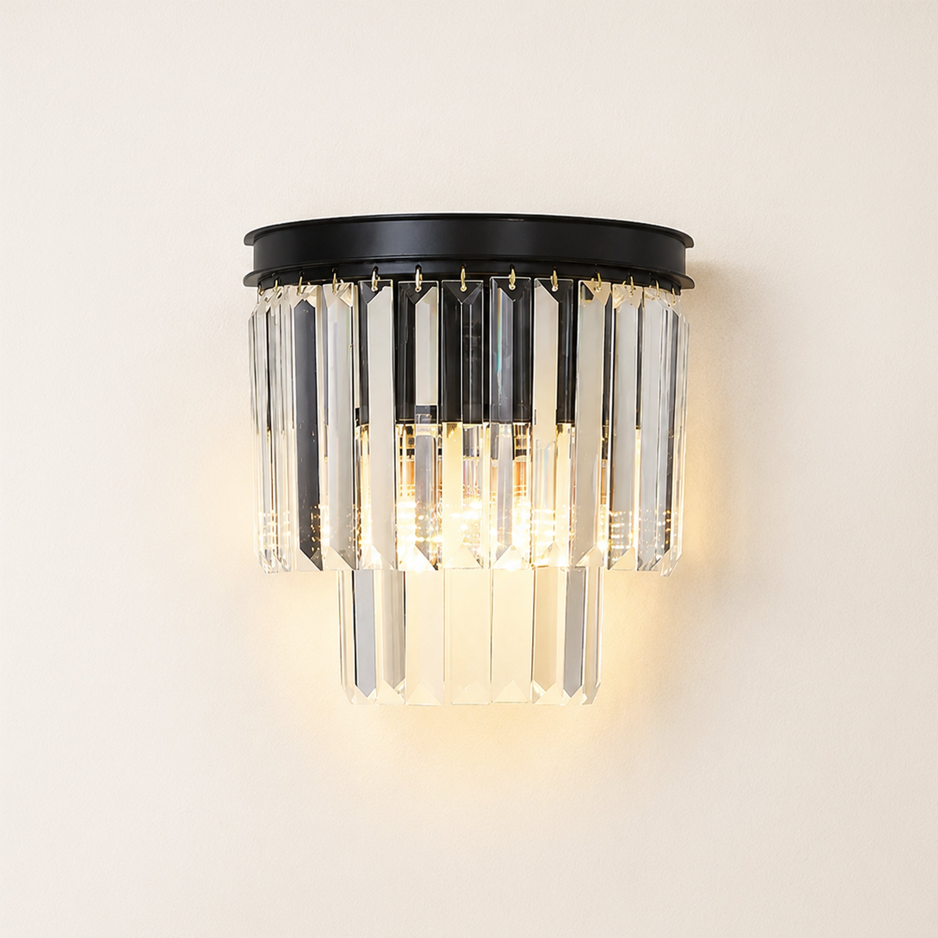 Oryana Crystal Icicle Wall Sconce 9.8