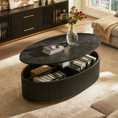Holton Oak Media Console And Coffee Table Set