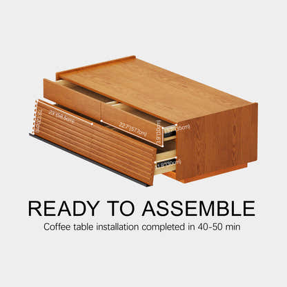 Devon Oak Coffee Table 48" W