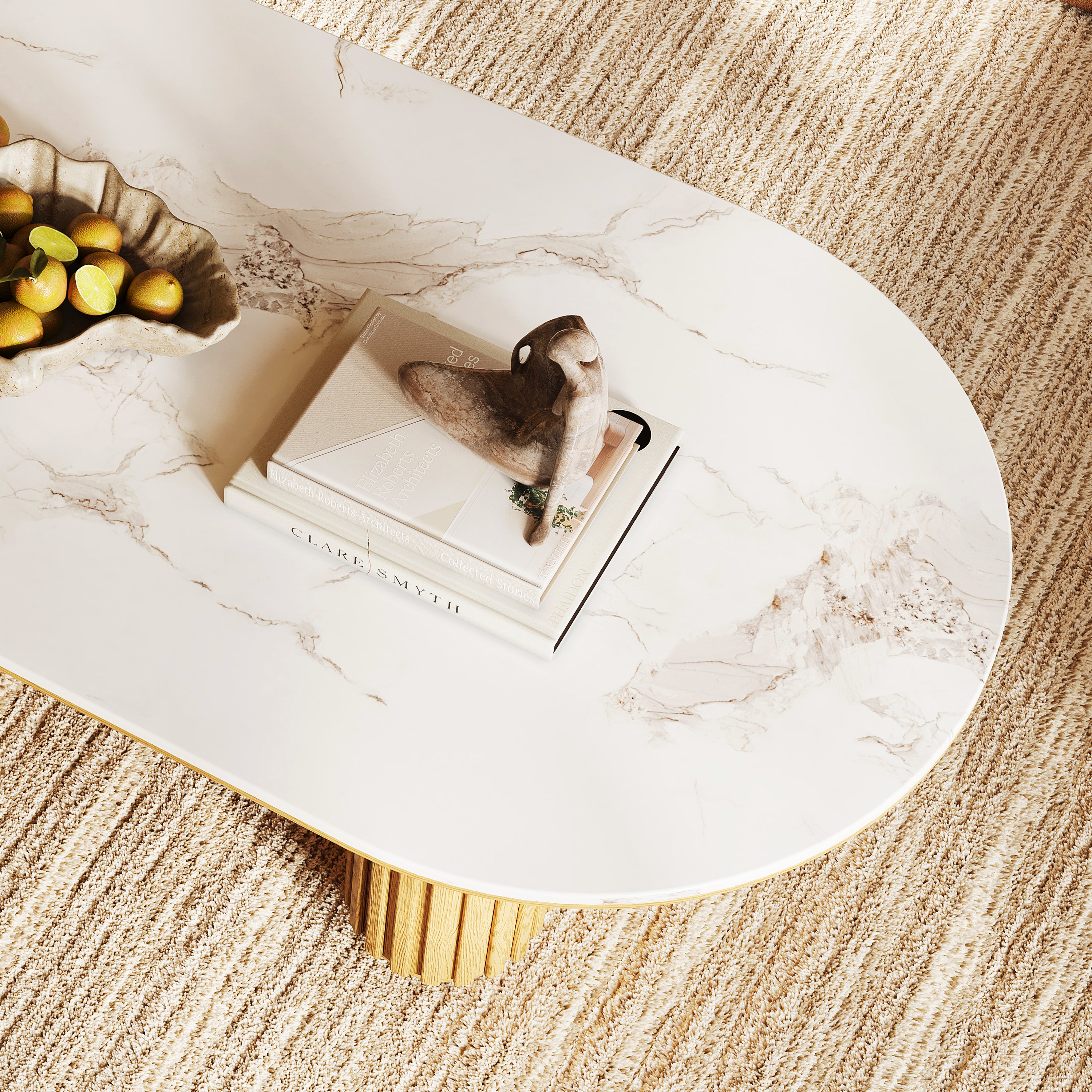 Emery Sintered Stone Coffee Table 48"W