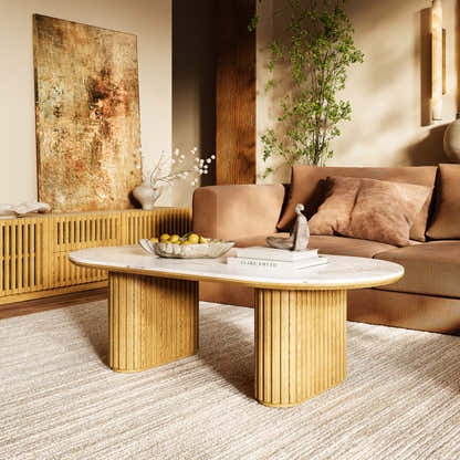 Emery Sintered Stone Coffee Table 48"W