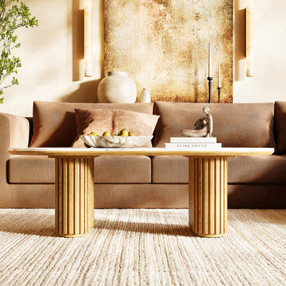 Emery Sintered Stone Coffee Table 48"W