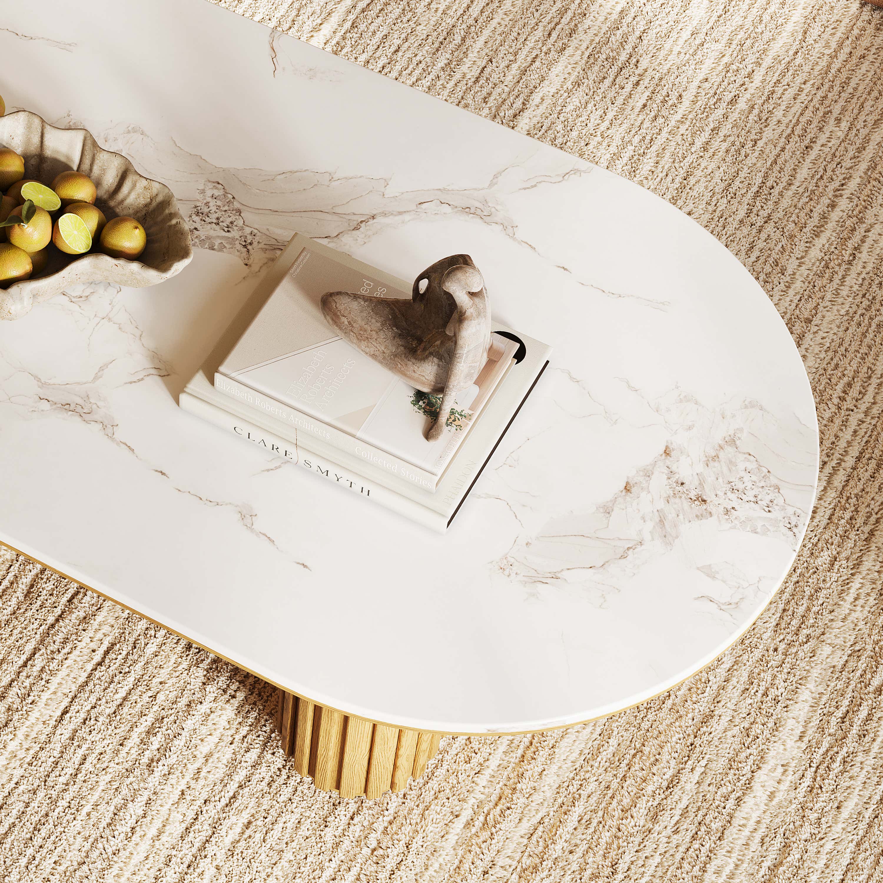 Emery Sintered Stone Coffee Table 47"W