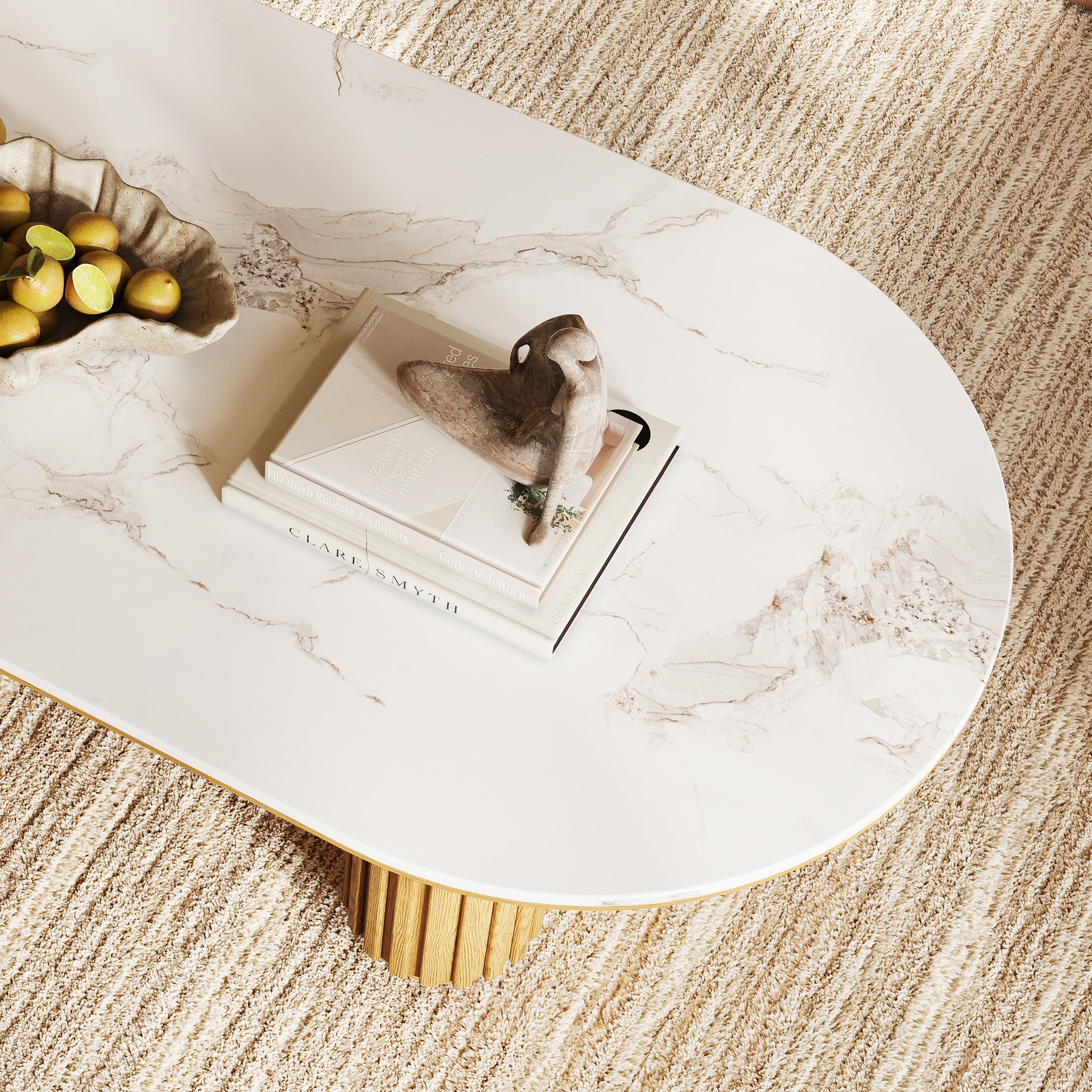 Emery Sintered Stone Coffee Table 47"W