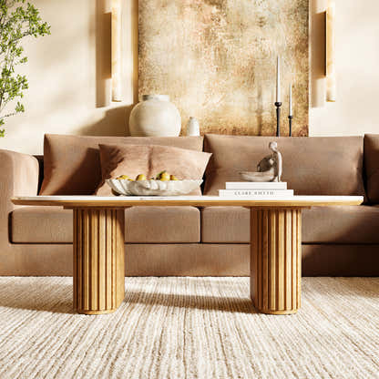Emery Sintered Stone Coffee Table 47"W