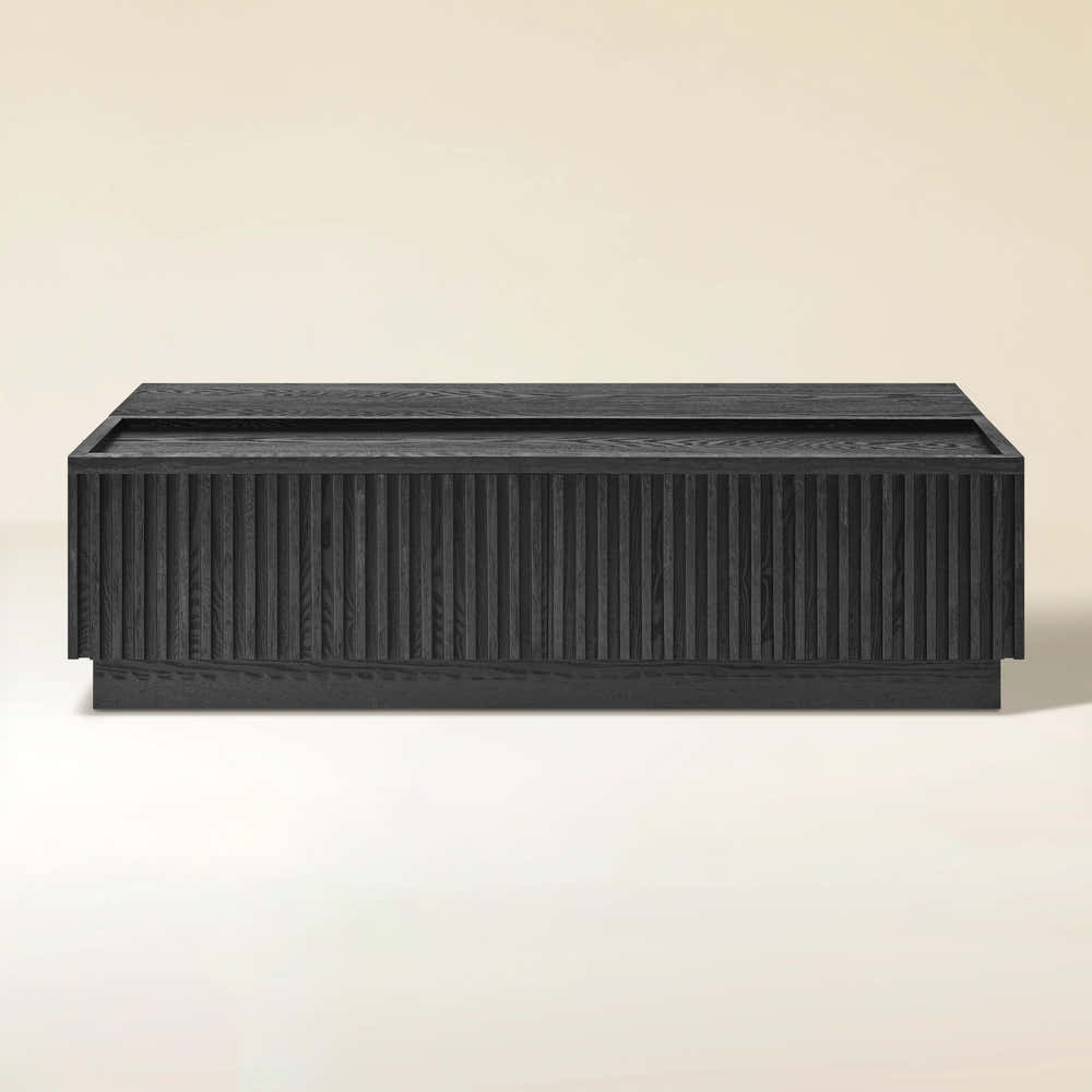 Avery Oak Lift-Top Storage Coffee Table 52"W