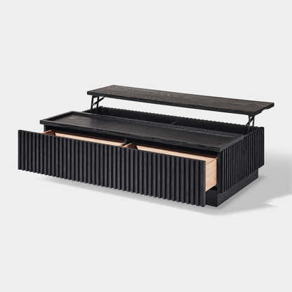 Avery Oak Lift-Top Storage Coffee Table 52"W