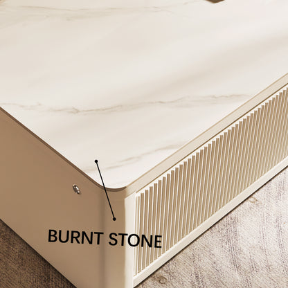 Celia Burnt Stone Coffee Table 47"