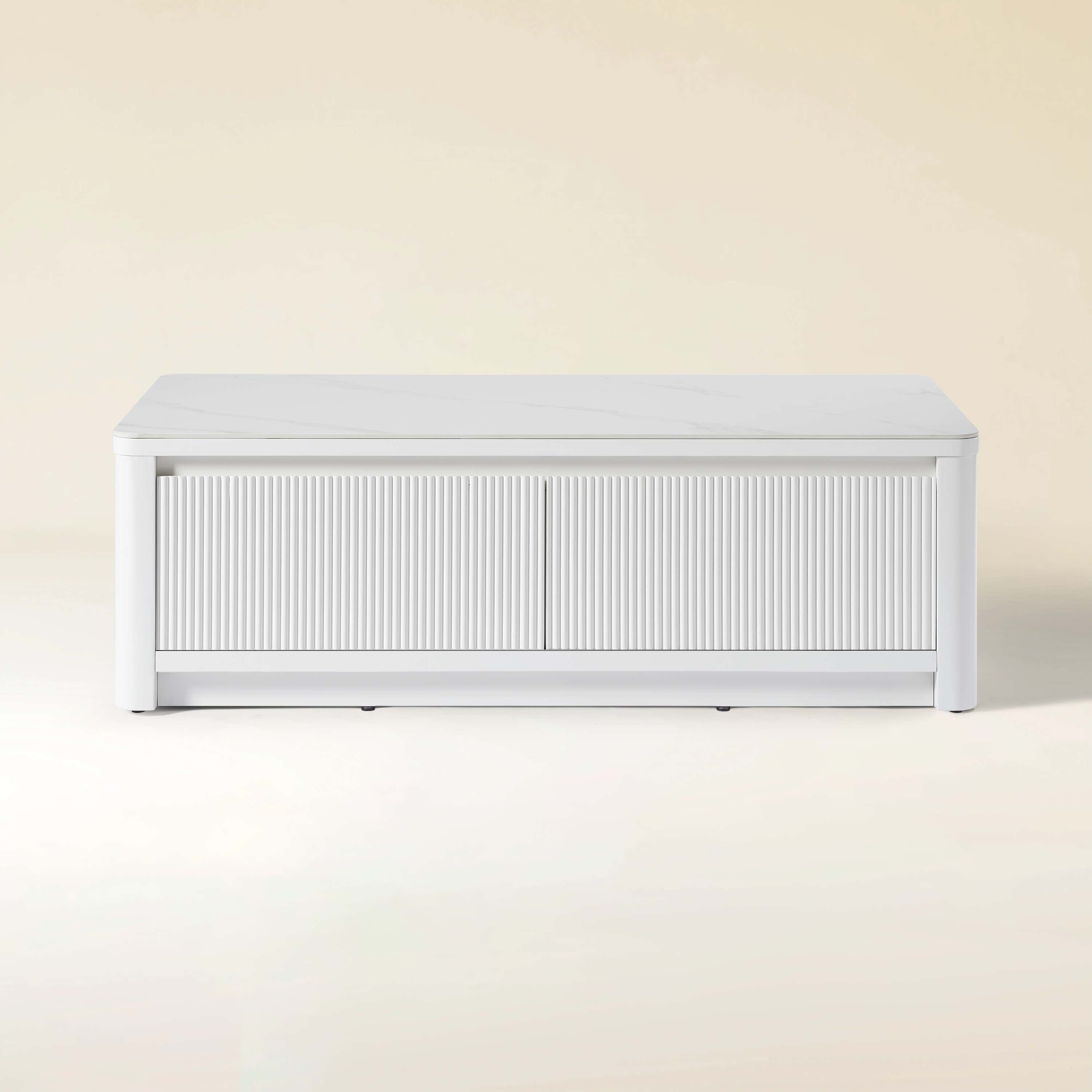 Celia Burnt Stone Coffee Table 47"