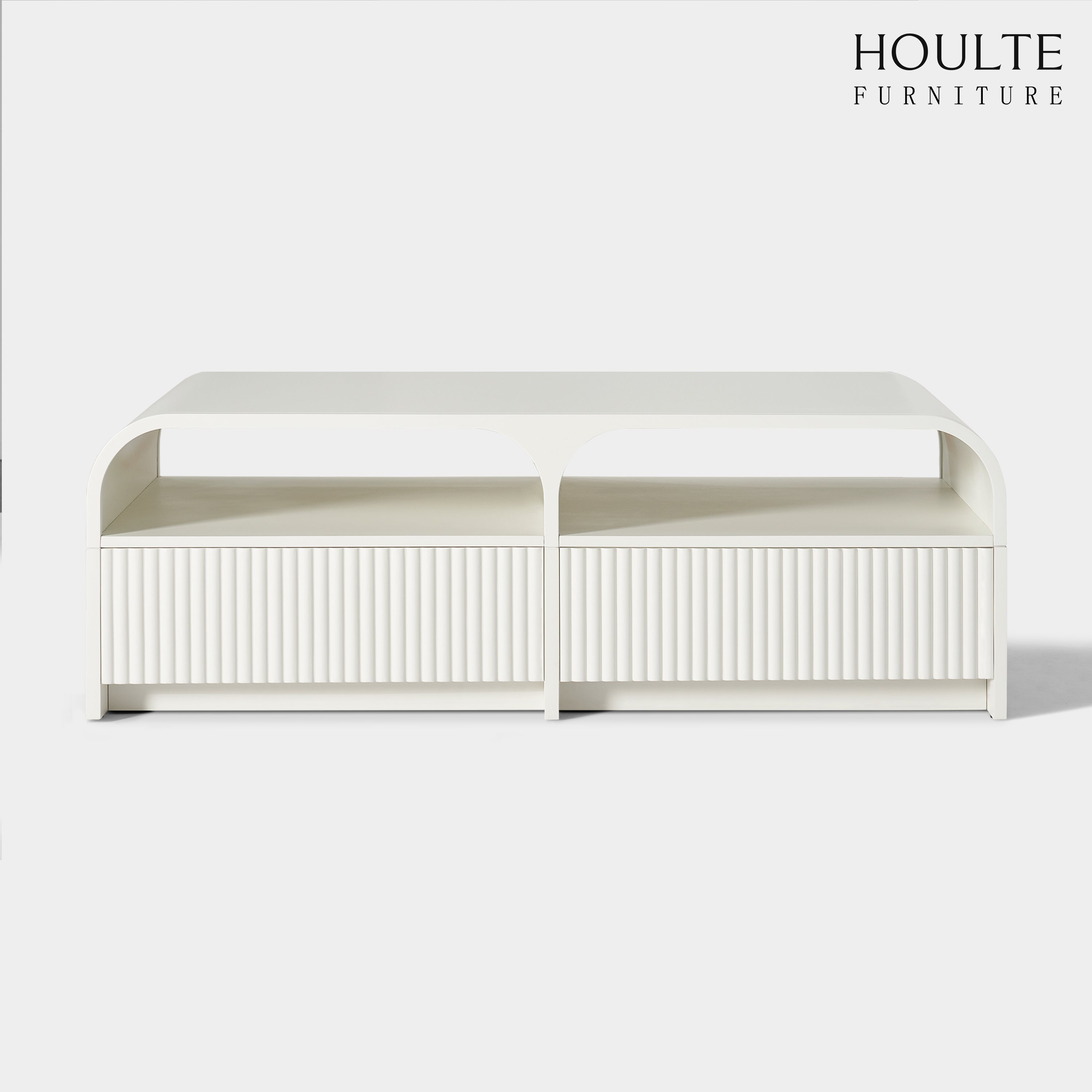 Naru Media Console and Coffee Table Set