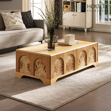 Aurora Oak Coffee Table 47.2"