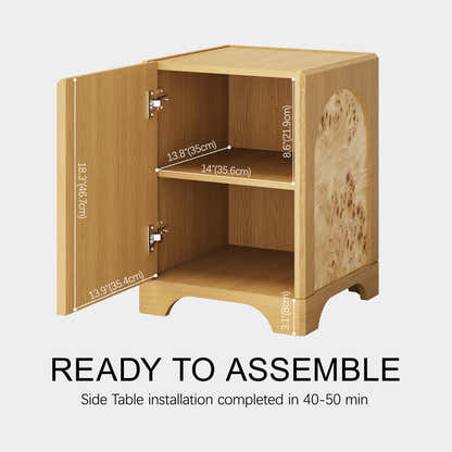 Aurora Oak Side Table