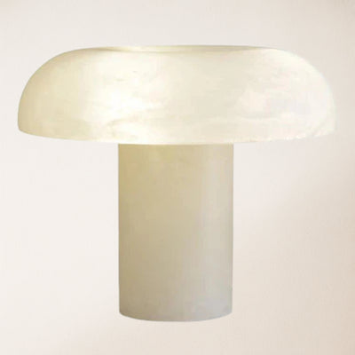 Dadaly Modern Alabaster Mushroom Table Lamp 9.8"H