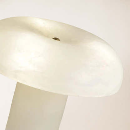 Dadaly Modern Alabaster Mushroom Table Lamp 9.8"H