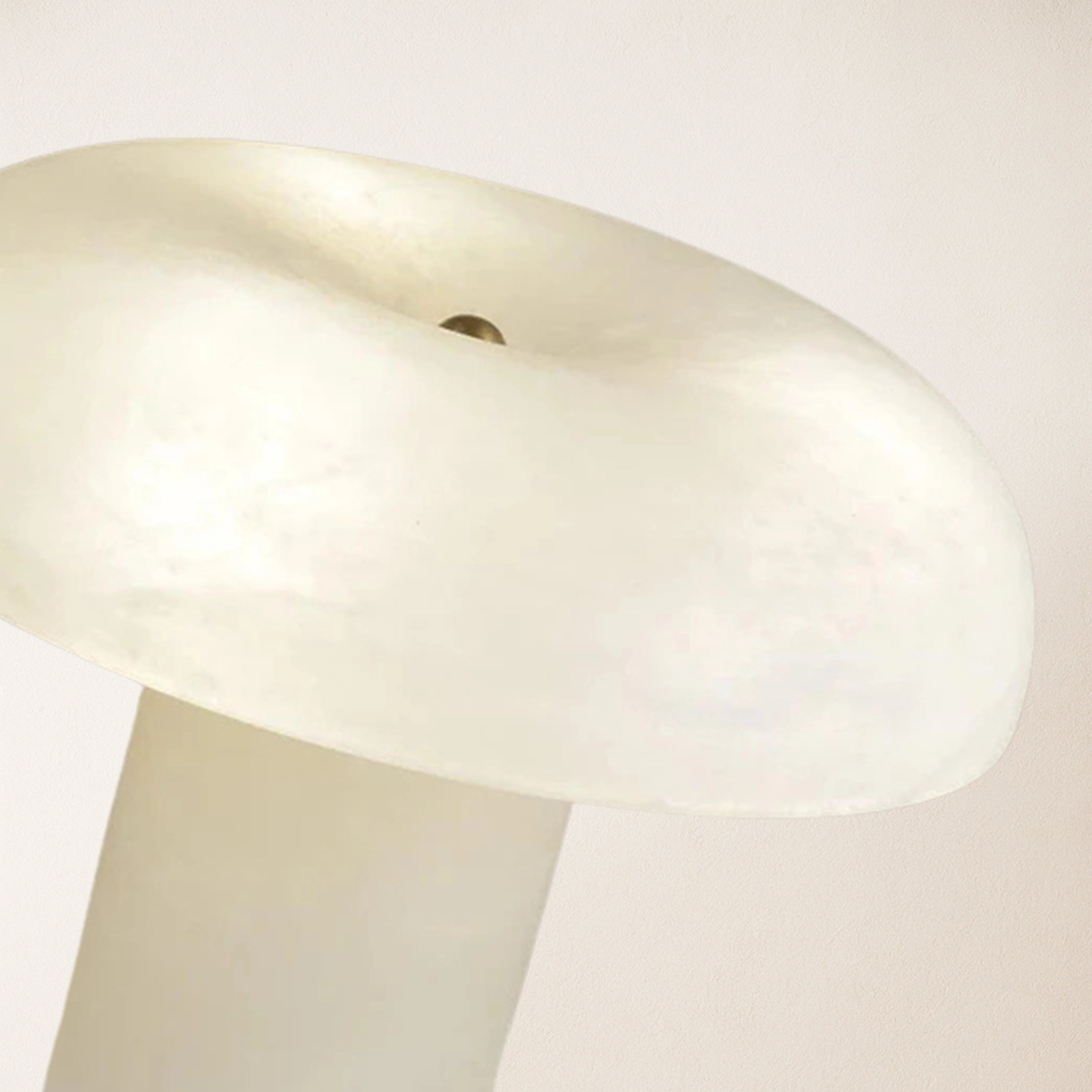 Dadaly Modern Alabaster Mushroom Table Lamp 9.8"H