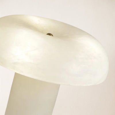 Dadaly Modern Alabaster Mushroom Table Lamp 9.8"H