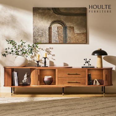 Ewan Oak Extendable Media Console