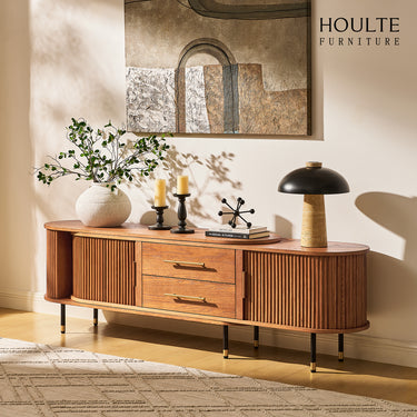Ewan Oak Extendable Media Console