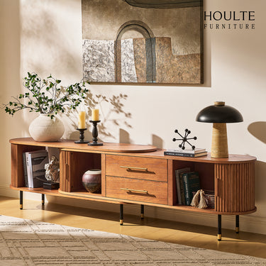 Ewan Oak Extendable Media Console