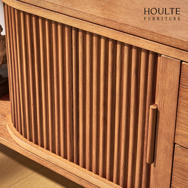 Ewan Oak Extendable Media Console
