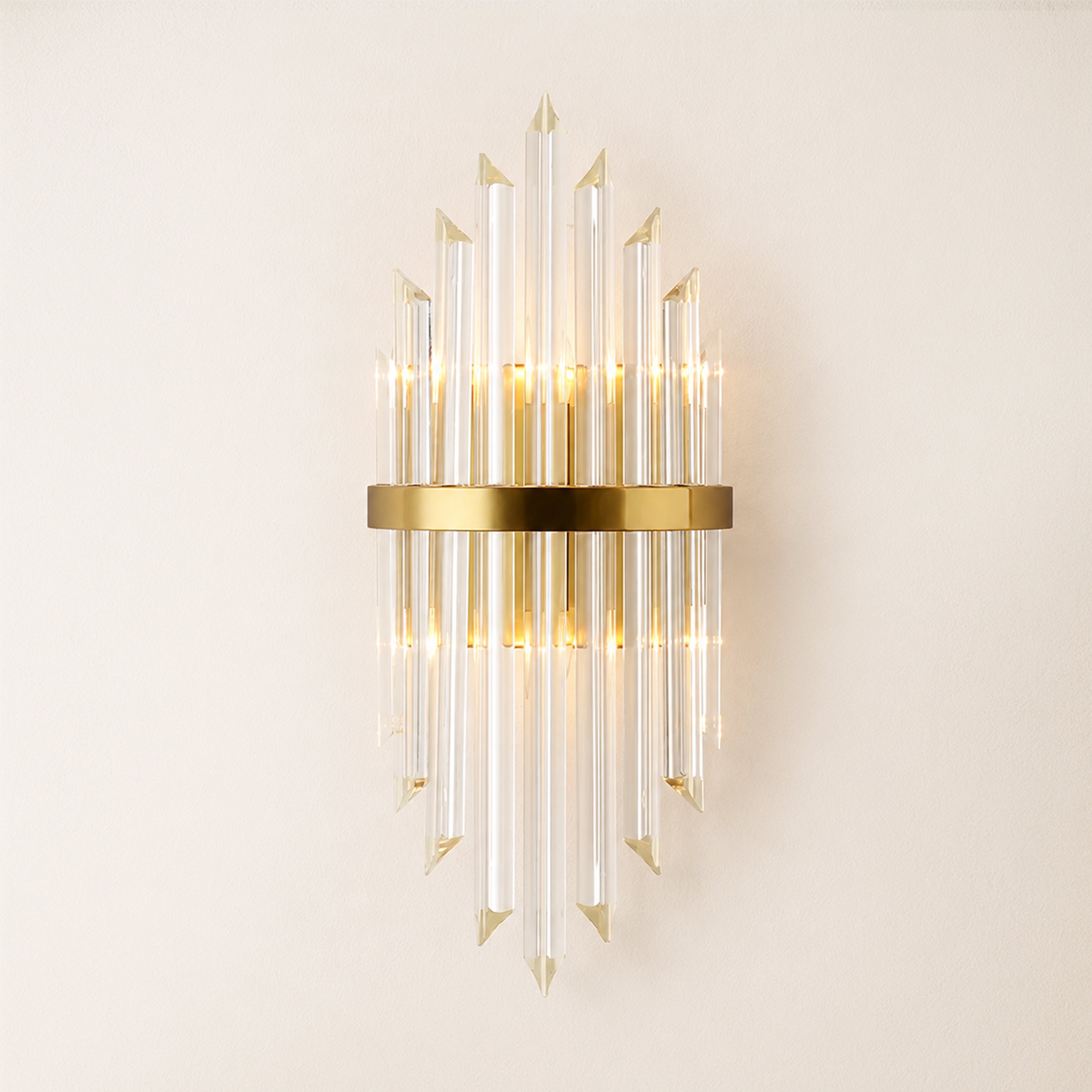 Oryana Crystal Icicle Wall Sconce 8.7