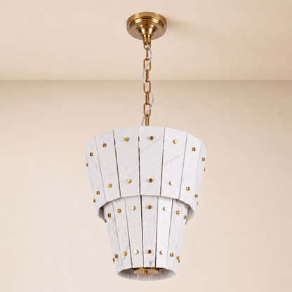 Pietra Quartzite Round Chandelier 23.6"D