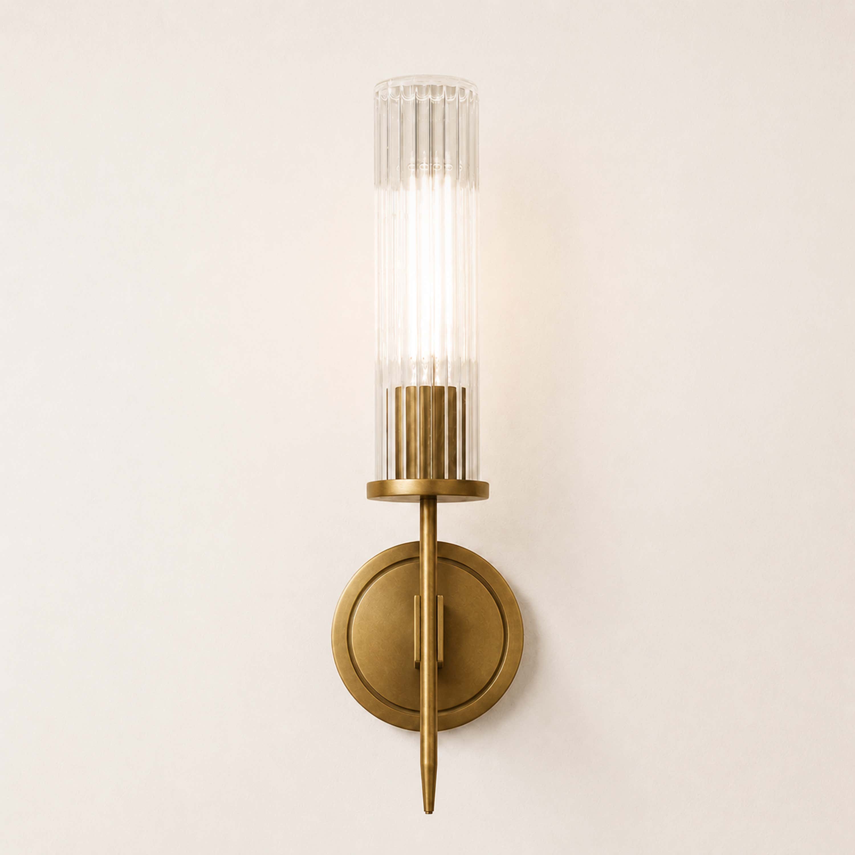 Bellmere 1 Lights Glass Wall Sconce