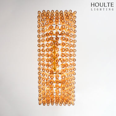 Celestial Drop Muti-Tier Crystal Glass Chandelier 54''W