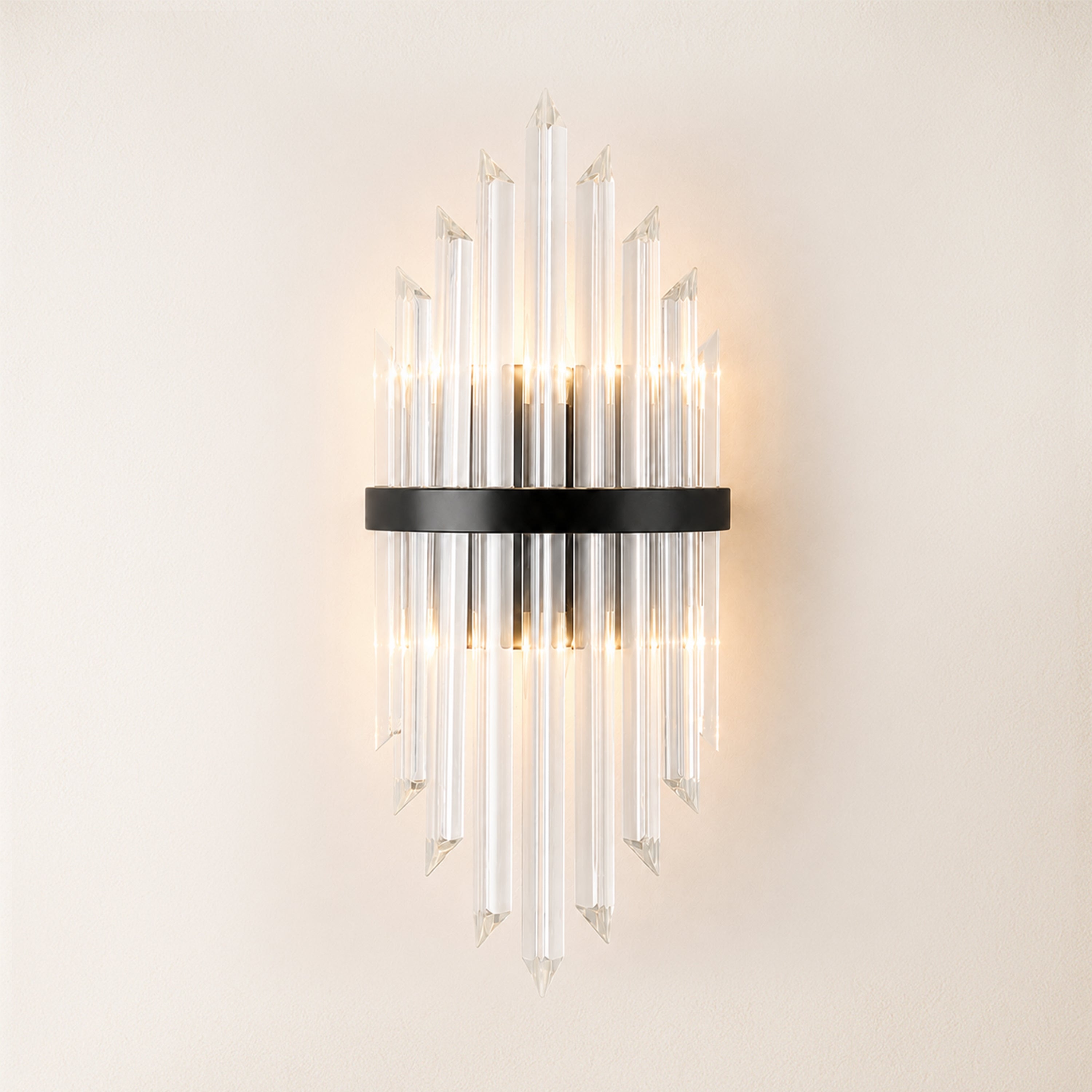 Oryana Crystal Icicle Wall Sconce 8.7