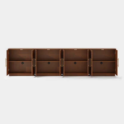 Holt 126″ Solid Oak Console(Set of 4)