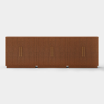Holt 95″ Solid Oak Console(Set of 3)