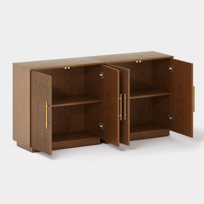 Holt 63″ Solid Oak Console(Set of 2)