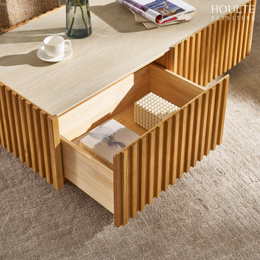 Isla Oak Rectangle Coffee Table 47"
