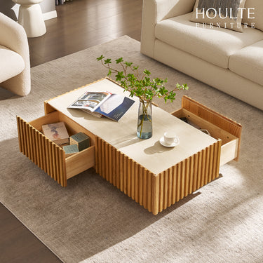 Isla Oak Rectangle Coffee Table 47"
