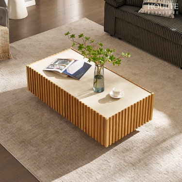 Isla Oak Rectangle Coffee Table 47"
