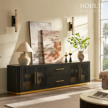 Holton Oak Media Console 94"W