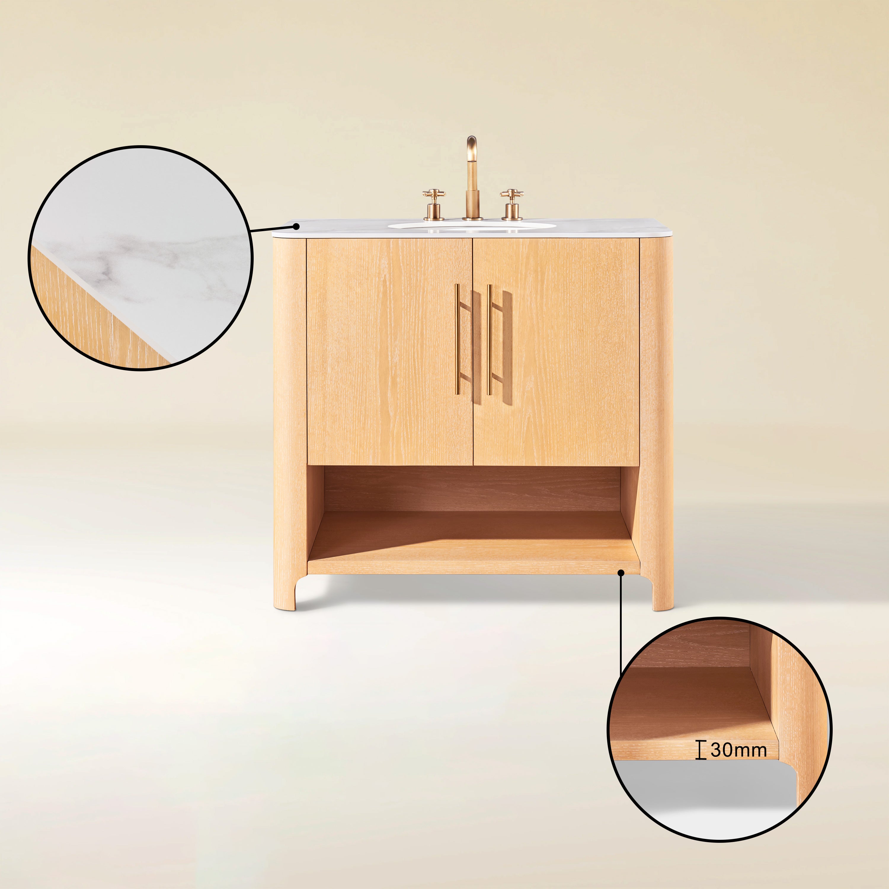 Jude Bathroom Vanity 36"W