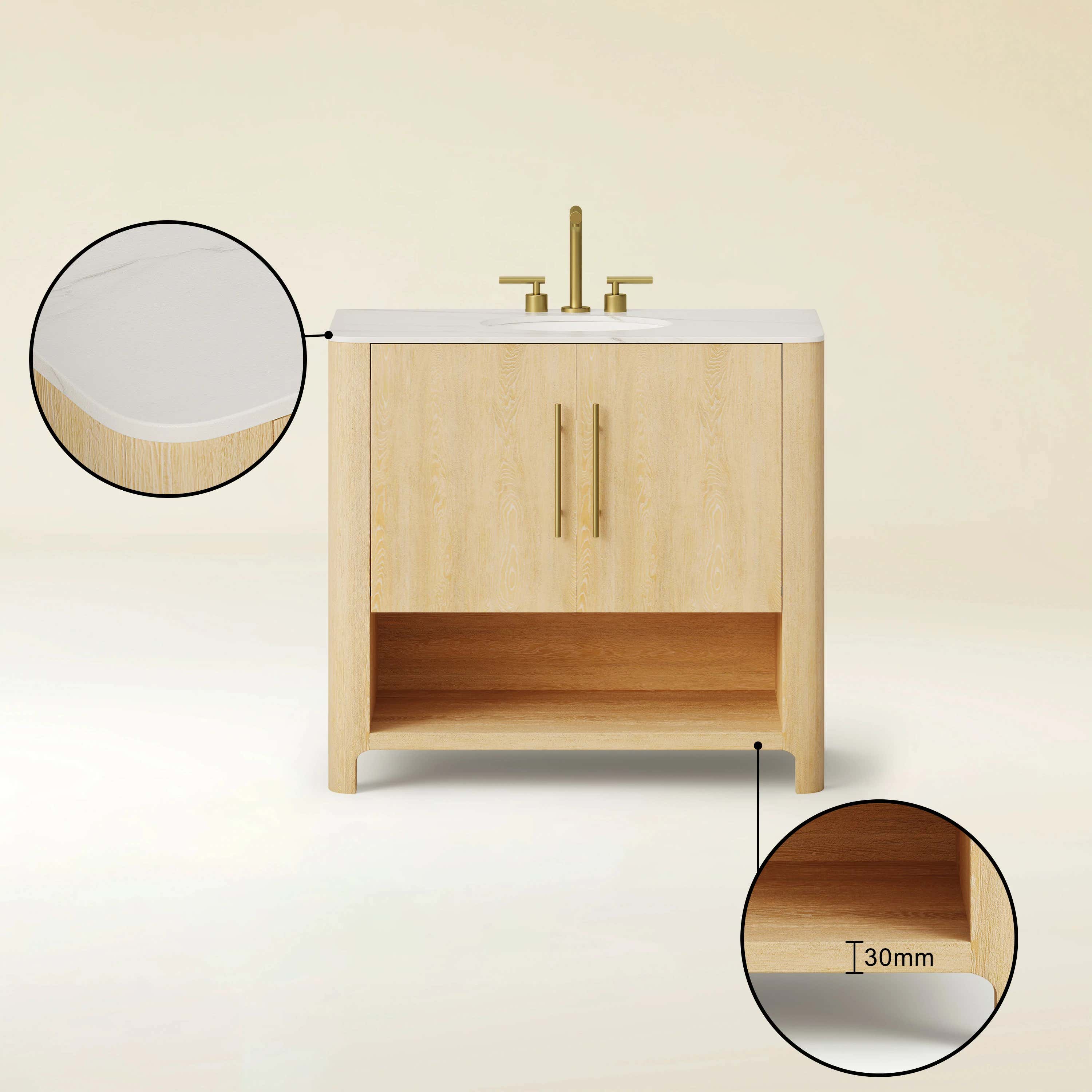 Jude Bathroom Vanity 36"W